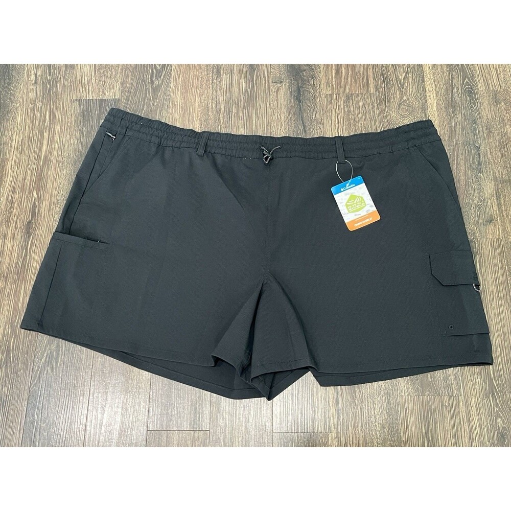 Columbia PFG Omni Shield Women's Black Water Shorts Size 3XL Fishing NWT